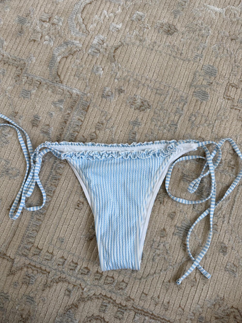 Frankie’s Bikini Mackenzie Ruffle String Bikini Bottom - Picture 5 of 8